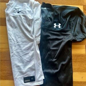 Boys Nike and Under Armour Athletic Football Shirts